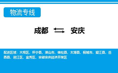 成都到安庆物流专线-成都到安庆货运-时效保证-